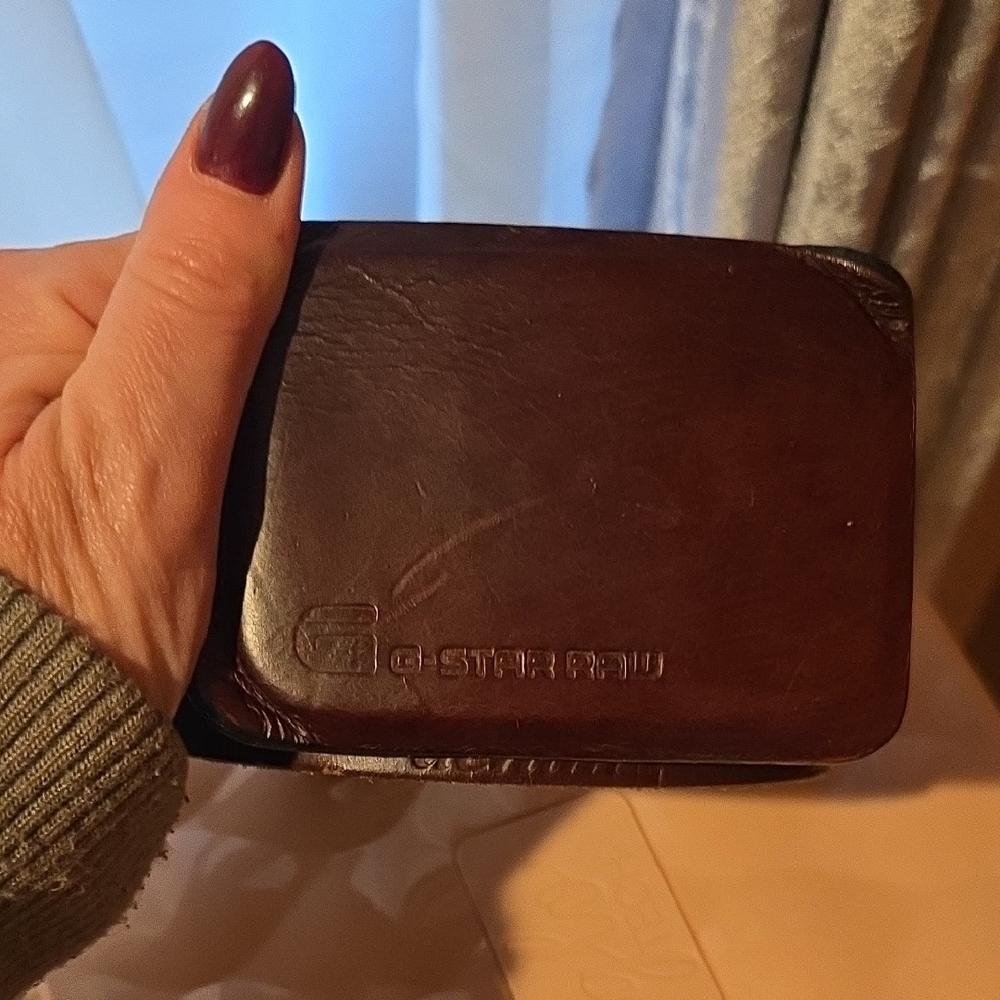G-Star Embossed Brown Leather Belt
